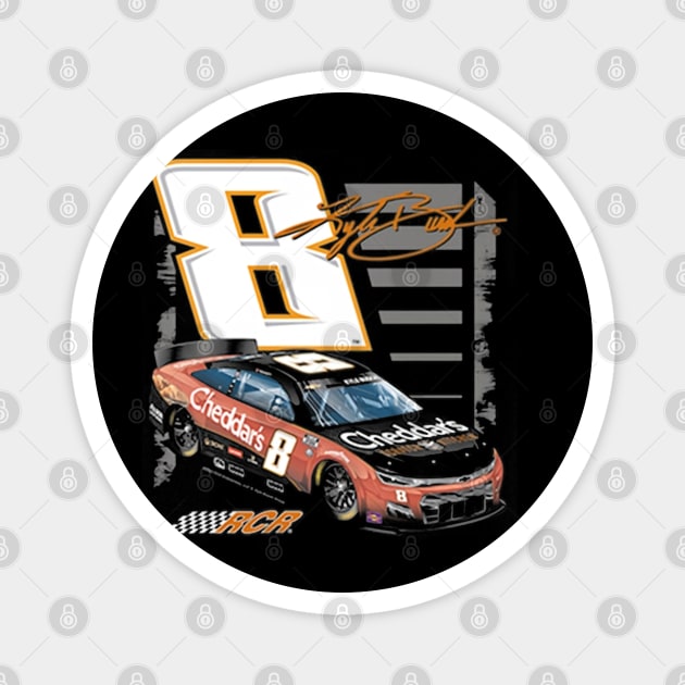 Kyle Busch Racing Team Car Magnet by art.Hamdan